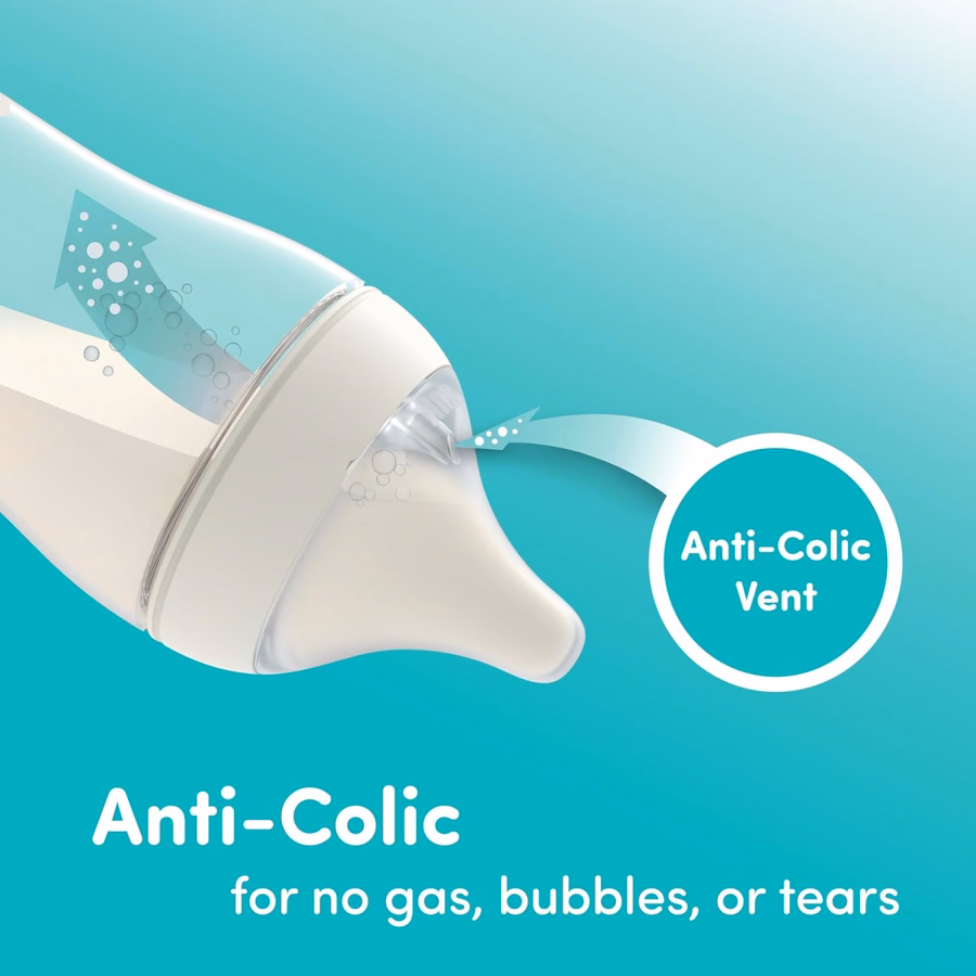 NUK Perfect Match 2-in-1 Natural and Anti-Colic Bottle with Medium Flow, Wide, Adaptable Nipple, 5oz., 4 Pack, BPA Free : Body Scrubs And Treatments : Baby