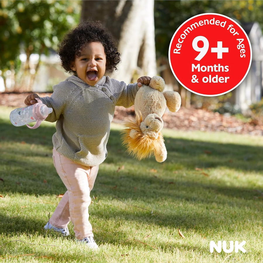 NUK Learner Cup 6+ Months Timeless Collection Amazon Exclusive 10 Oz – BPA Free Spill Proof Sippy Cup 2 Count (Pack of 1) : Baby