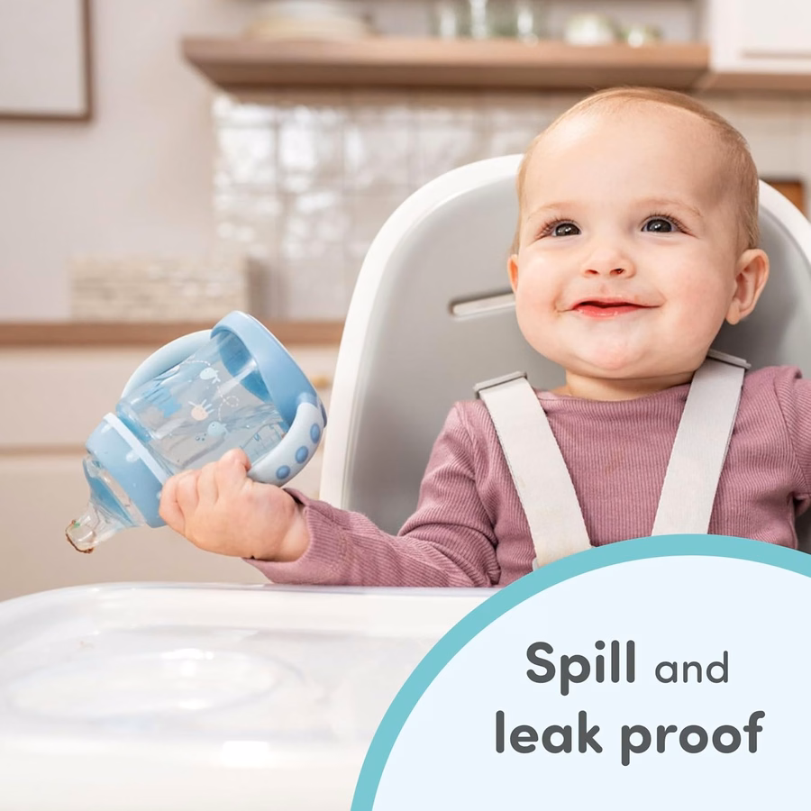 NUK Replacement Silicone Spout for Select NUK Cups, Spill-Proof, Soft Spout, Dishwasher-Safe, BPA-Free, Clear, Pack of 5 : Baby