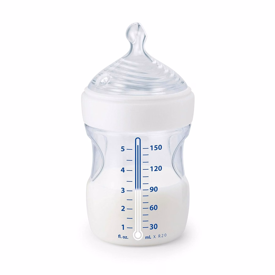 NUK Simply Natural Baby Bottles with SafeTemp Gift Set - Includes 4 Bottles : Baby