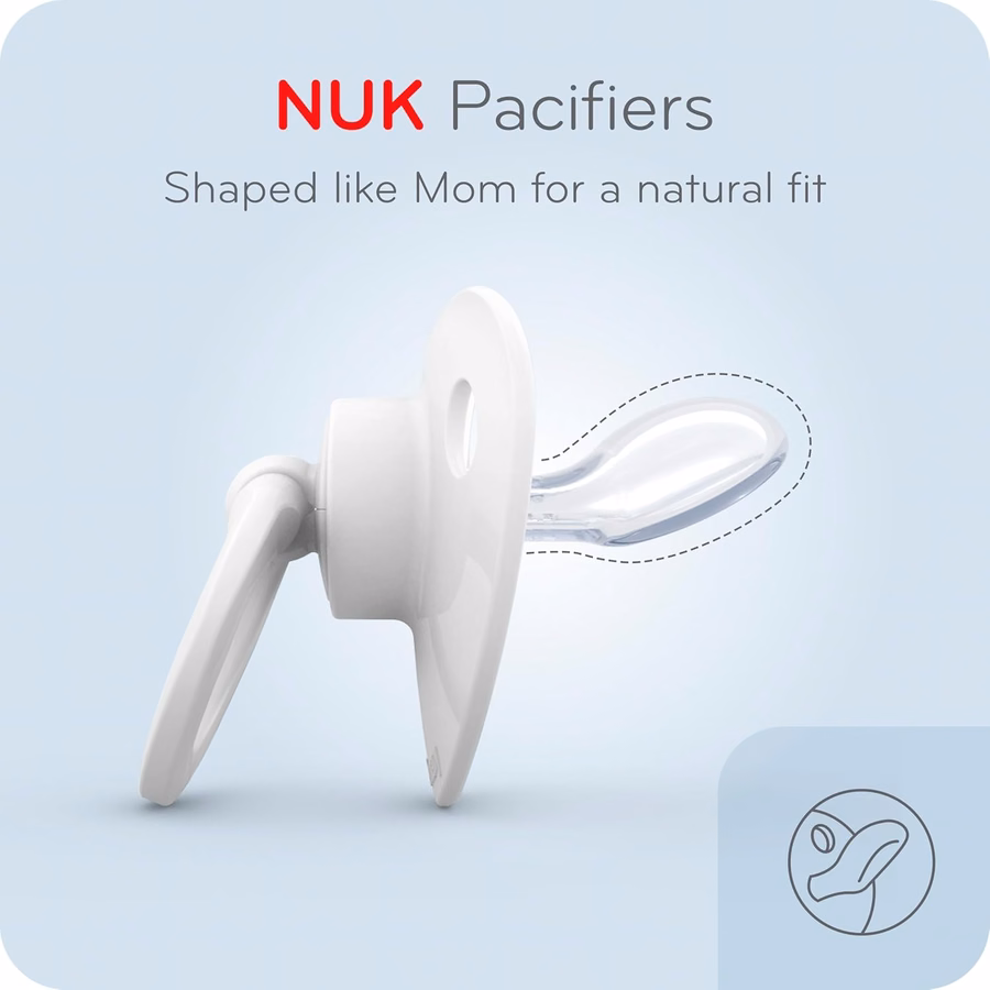 NUK Simply Natural Baby Bottles with SafeTemp Gift Set - Includes 4 Bottles : Baby