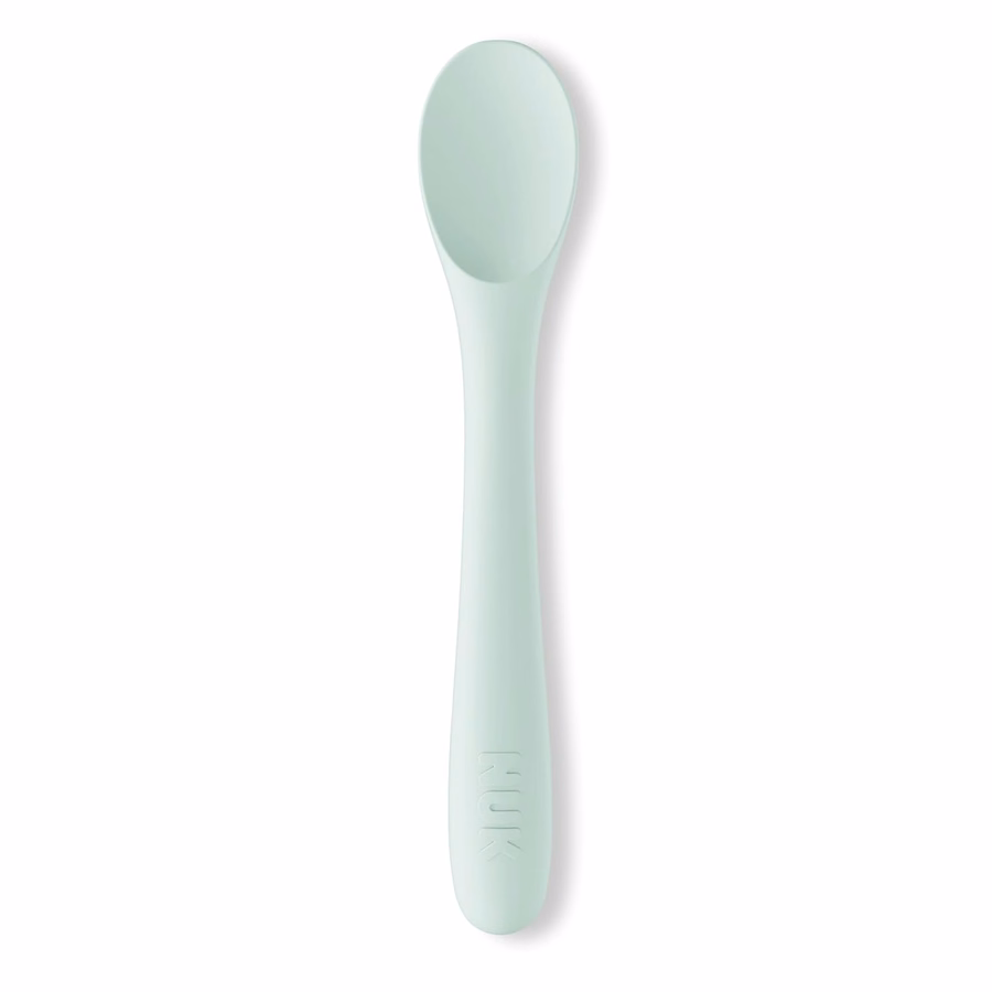 NUK Silicone Baby Spoons, Durable Silicone Material, Easy to Hold & Feed, Dishwasher-Safe, BPA-Free, Pack of 3 : Baby