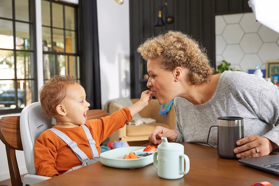 NUK Silicone Baby Spoons, Durable Silicone Material, Easy to Hold & Feed, Dishwasher-Safe, BPA-Free, Pack of 3 : Baby
