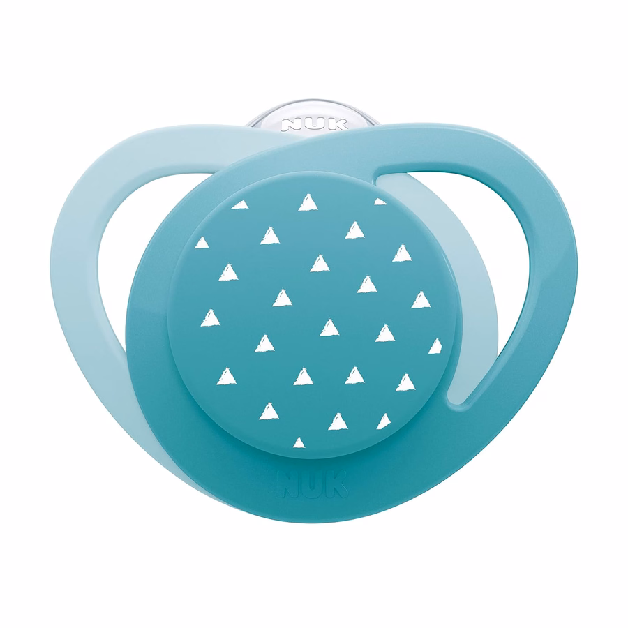 NUK Glow-in-the-Dark Orthodontic Pacifier with Heart-Shaped Shield, BPA-Free, fits 6-18 Months, 4-Pack : Health & Household