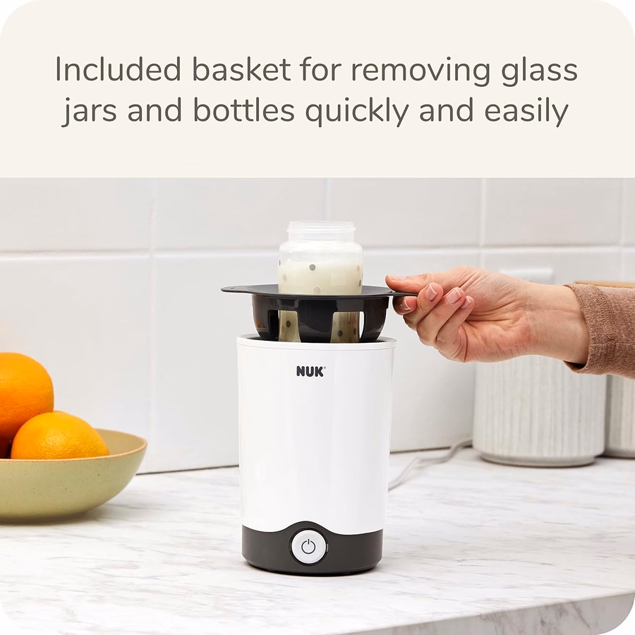 NUK Thermo Express Baby Bottle Warmer - Fast and Gentle Steam Heating, a Portable & Efficient Newborn Essential : Health & Household